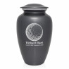 Golf Ball Cremation Urn - Gunmetal Gray