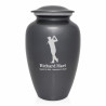 Golf Cremation Urn - Gunmetal Gray