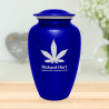 Marijuana Cremation Urn - Midnight Blue