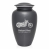Motorcycle Cremation Urn - Gunmetal Gray