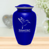 Hummingbird Cremation Urn - Midnight Blue
