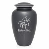 Piano Cremation Urn - Gunmetal Gray