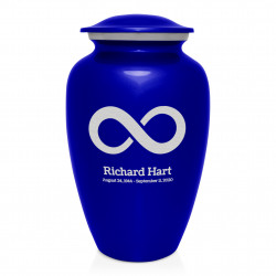 Infinity Cremation Urn - Midnight Blue