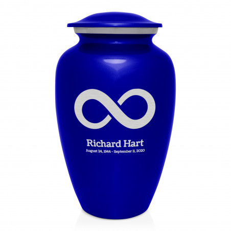 Infinity Cremation Urn - Midnight Blue