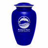 Dolphin Cremation Urn - Midnight Blue