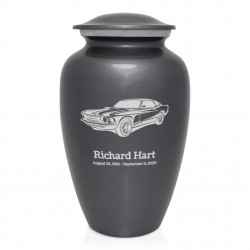 Muscle Car Cremation Urn - Gunmetal Gray