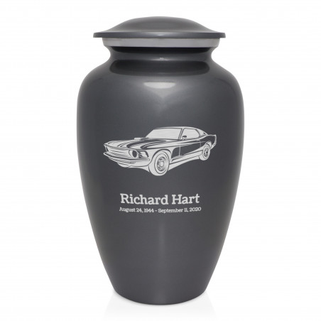 Muscle Car Cremation Urn - Gunmetal Gray