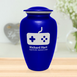 Gaming Cremation Urn - Midnight Blue