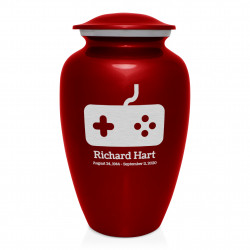 Gaming Cremation Urn - Ruby Red