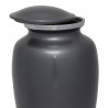 Football Helmet Cremation Urn - Gunmetal Gray