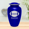 Football Cremation Urn - Midnight Blue