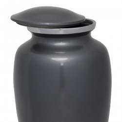 Wolf Cremation Urn - Gunmetal Gray