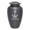Boat Anchor Cremation Urn - Gunmetal Gray