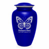 Butterfly Cremation Urn - Midnight Blue