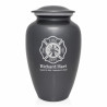 Firefighter Cremation Urn - Gunmetal Gray