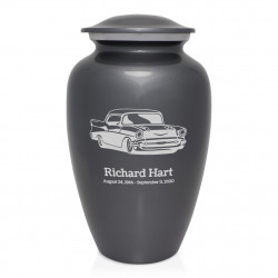 Classic Car Cremation Urn - Gunmetal Gray