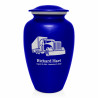 Semi Truck Cremation Urn - Midnight Blue