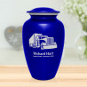 Semi Truck Cremation Urn - Midnight Blue