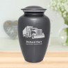 Semi Truck Cremation Urn - Gunmetal Gray