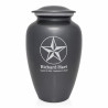 Texas Star Cremation Urn - Gunmetal Gray