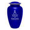 Masonic Cremation Urn - Midnight Blue