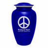 Peace Cremation Urn - Midnight Blue