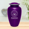 Army Cremation Urn - Purple Luster