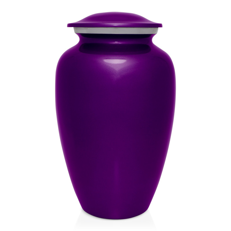 Army Cremation Urn - Purple Luster