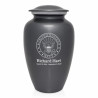 Navy Cremation Urn - Gunmetal Gray