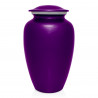 Navy Cremation Urn - Purple Luster