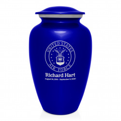 Air Force Cremation Urn - Midnight Blue