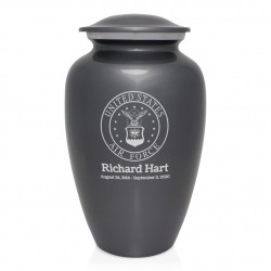 Air Force Cremation Urn - Gunmetal Gray