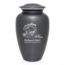 Train Cremation Urn - Gunmetal Gray
