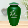 Train Cremation Urn - Shamrock Green