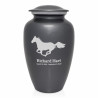 Horse Cremation Urn - Gunmetal Gray