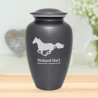 Horse Cremation Urn - Gunmetal Gray
