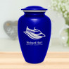 Cruise Ship Cremation Urn - Midnight Blue