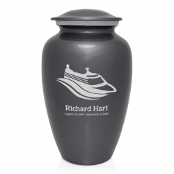 Cruise Ship Cremation Urn - Gunmetal Gray