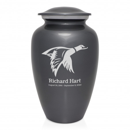 Duck Cremation Urn - Gunmetal Gray