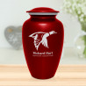 Duck Cremation Urn - Ruby Red