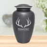 Antlers Cremation Urn - Gunmetal Gray