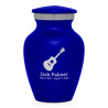 Acoustic Guitar Keepsake Urn - Midnight Blue