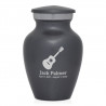 Acoustic Guitar Keepsake Urn - Gunmetal Gray