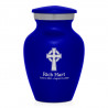 Celtic Cross Keepsake Urn- Midnight Blue