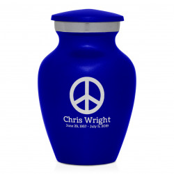 Peace Keepsake Urn - Midnight Blue