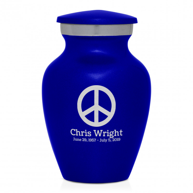 Peace Keepsake Urn - Midnight Blue