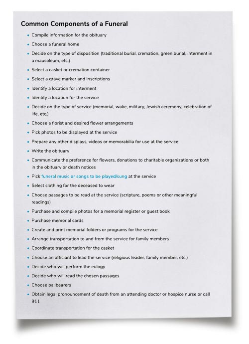 Funeral Arrangement Planning