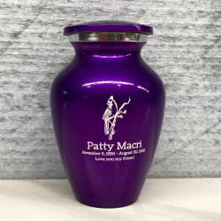Customer Gallery - Cardinal Keepsake Urn - Purple Luster