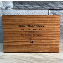 Customer Gallery - Traditions Oak Cremation Urn