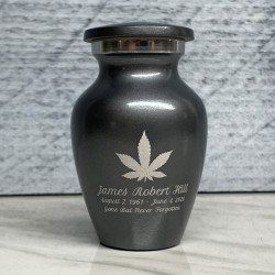 Customer Gallery - Marijuana Keepsake Urn - Gunmetal Gray